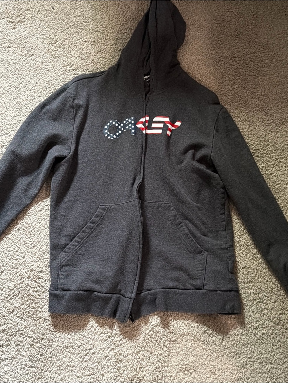 Charcoal Oakley zip up